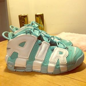 Nike Air More Uptempos “Island Green”